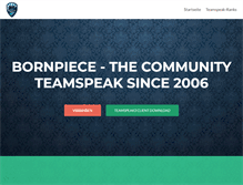 Tablet Screenshot of bornpiece.com